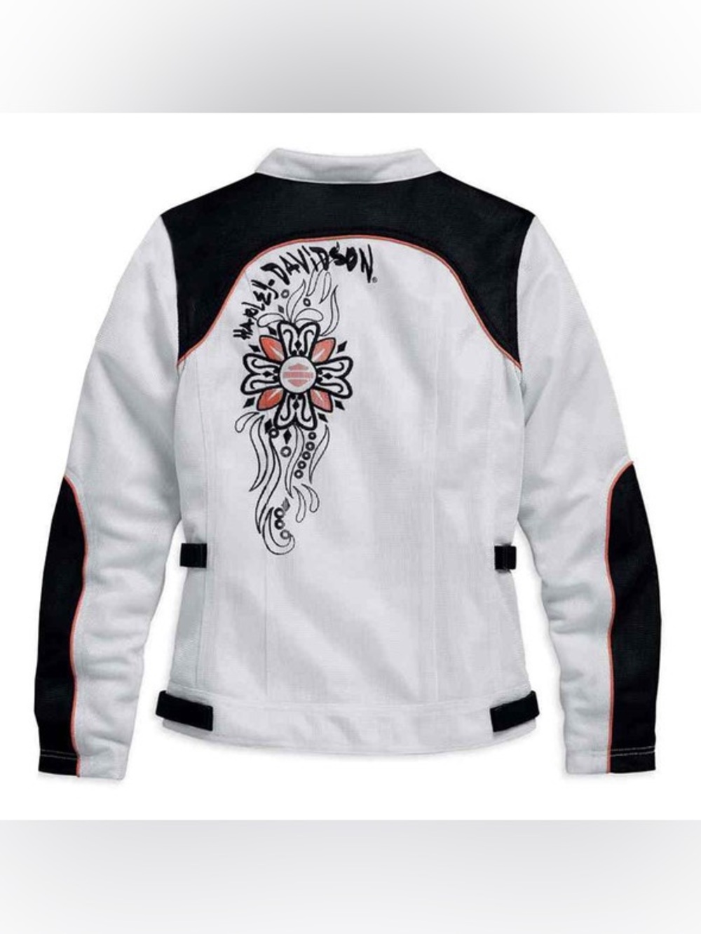 Harley-Davidson Women's Cascade Mesh Functional Jacket, White
